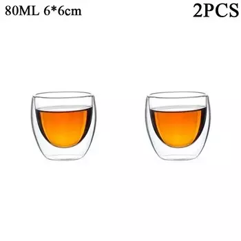RSCHEF стеклянная чашка для чая 80/150 мл