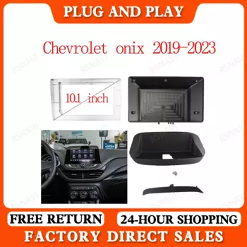 RSNAVI 10,1 дюйма 2 Din Автомобильная фара для Chevrolet Onix 2019-2023 панель CD DVD плеер аудио Рамка комплект крепления приборной панели
