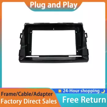 RSNAVI 2 Din 9-дюймовый автомобильный радиоустановка DVD GPS mp5 Пластиковая лицевая рамка для TOYOTA Previa Estima Tarago Bully 2006-2016 Dash