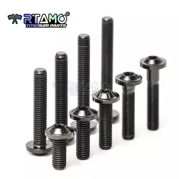 RTAMO Титановый болт M8X10/15/20/25/30/35/40/45/50/55/60/65/70/80/90 звездообразная головка