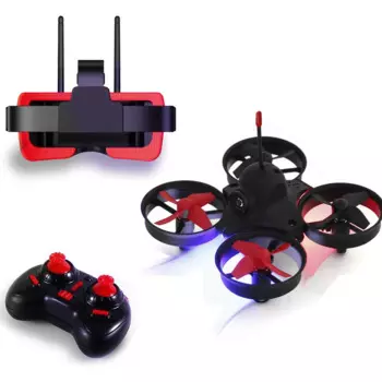 RTF микро FPV RC гоночный Квадрокоптер игрушки w/5,8G S2 800TVL 40CH камера/3-дюймовый LS-VR009 FPV очки VR гарнитура вертолет Дрон