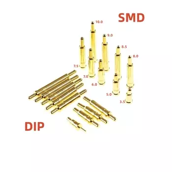 RTLECS GA15-x / GC15-x Пружинные контакты Pogo Pin позолоченные 2A