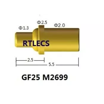 RTLECS Pogo Pin разъем для литиевой батареи GF серии 1A 2A 5A 8A