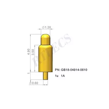 RTLECS разъем Pogo 5 шт. 1.6 1.7 1.8 мм