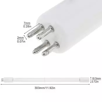 RTNLIT УФ-лампа 10/15 Вт с прямой трубкой