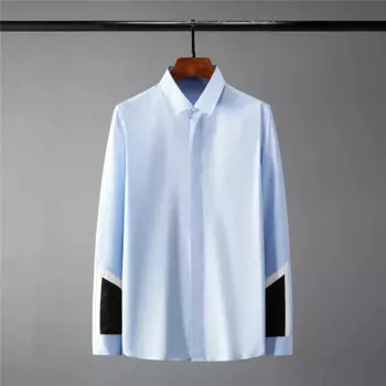 Рубашка мужская с длинным рукавом, 2022 хлопок, 2XL