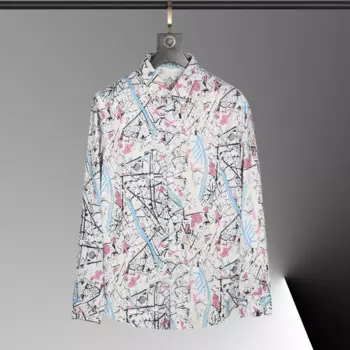 Рубашка мужская с длинным рукавом, 2022 хлопок, 3XL