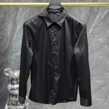 Рубашка мужская с длинным рукавом, 2024