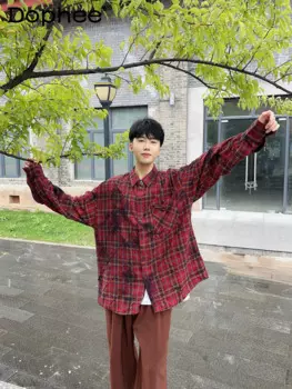 Рубашка мужская с длинным рукавом, Осень-зима 2024