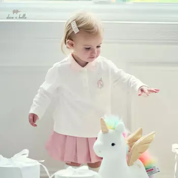 Рубашка с длинным рукавом для девочек, DB3242643