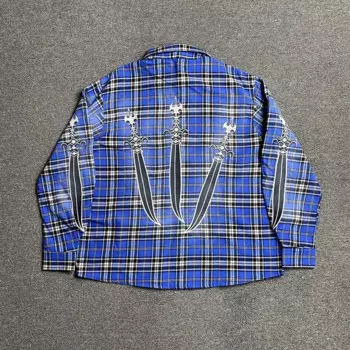 Рубашка с длинными рукавами для мужчин и женщин, винтажная Повседневная Уличная одежда с отложным воротником, свободная модная Клубная сорочка с длинными рукавами