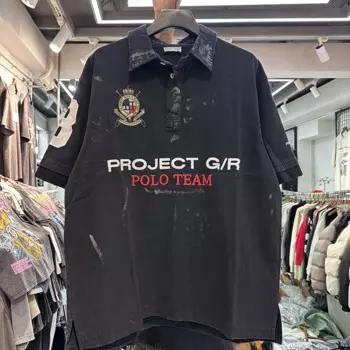 Рубашка с вышивкой в стиле пэчворк