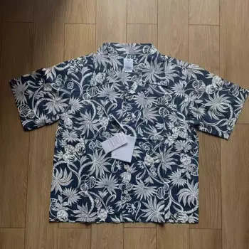 Рубашка VISVIM WMV DUKE SS (Н. Д. Ананас) 15SS рубашка с листьями