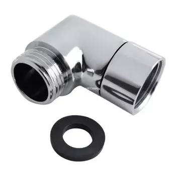 Ручка для душа, удлинитель, угловой разъем, устойчивый к высокому давлению адаптер, 90 градусов, можно менять локтевые разъемы,