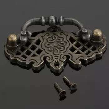 Ручка для мебели DRELD античная бронза 67*38 мм