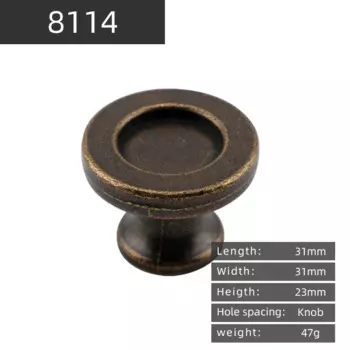 Ручка для мебели KEDLO бронзовая цинковый сплав