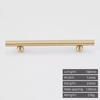 KEDLO твердая латунь с французской поверхностью, ручка ящика шкафа, современная европейская длинная ручка с шариковой основой