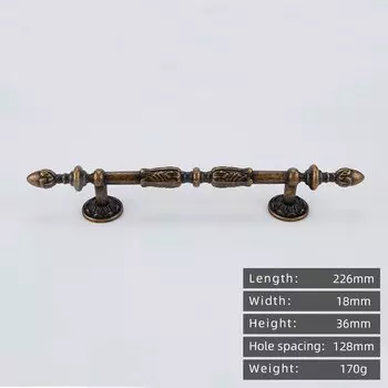 Ручка для шкафа KEDLO античная латунная