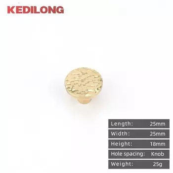 Ручка для шкафа KEDLO золотая латунь