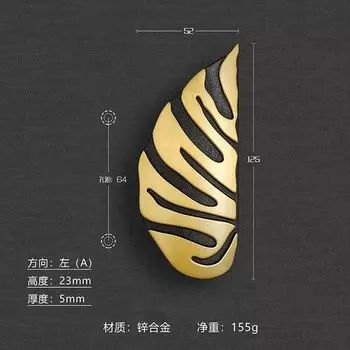 Ручка для шкафа Odavis черная золотая