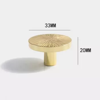 Ручка для шкафа TINYHOB золотая латунная