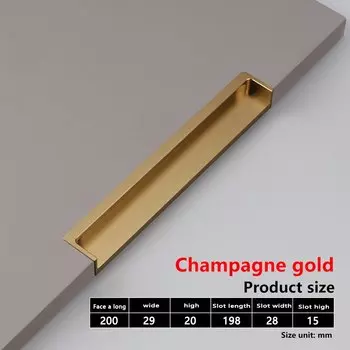 Ручка для шкафа TOP KNORR алюминиевая