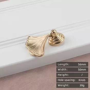 Ручка для шкафа золотая цинковый сплав NoEnName_Null