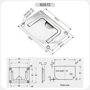 Ручка двери из нержавеющей стали 304 NoEnName_Null