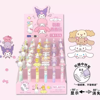 Ручка гелевая Sanrio Melody со стираемыми чернилами, 0,5 мм, 36 шт./партия