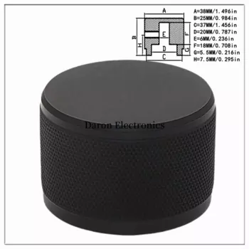 Кнопка для выключателя DRDZ алюминиевый сплав