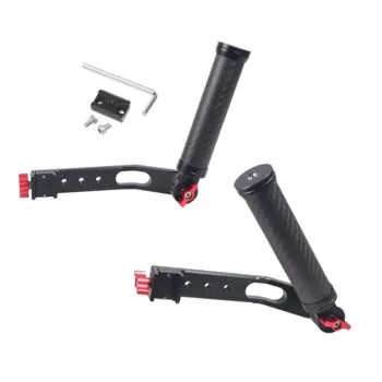 Ручка камеры для DJI RC2/RS3, стабилизатор карданного подвеса, ручка горшка, складная боковая ручка из углеродного волокна