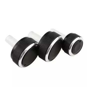 Ручка кондиционера из алюминиевого сплава, ручка переменного тока, кнопка управления нагревом для Volkswagen VW Passat B5 GOLF 4 MK4 Bora, автомобильные аксессуары