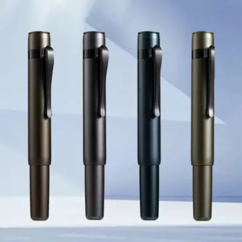 Ручка перьевая Hongdian M2 с черным лезвием, EF/F, 0,38/0,5 мм