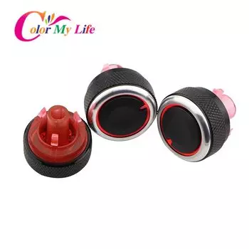 Ручка переключателя для PEUGEOT 307 CITROEN C-TRIOMPHE C4, кнопки климат-контроля, циферблаты, крышка переменного тока