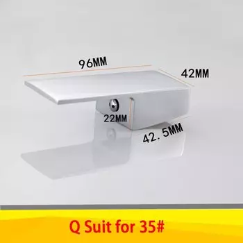 Ручка переключателя смесителя Gnimauhz QT109 35/40 мм черная