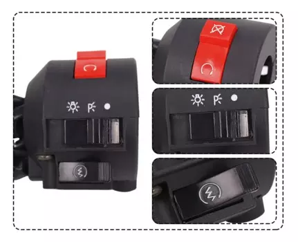 Ручка переключателя запуска и управления освещением, правый переключатель на руле для HONDA CA250 CA 250 CB400, аксессуары для мотоциклов