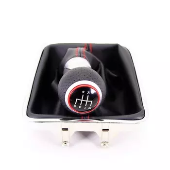 Для VW Golf Plus 2005 2006 2007 2008 2009 2010 2011 2012 2013 2014 Автомобильный Стайлинг 5/6 скоростей Автомобильная ручка переключения передач Кожаный чехол