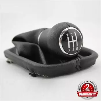 Ручка переключения передач для Audi A6 C5 1998 1999 2000 2001, 5 скоростей, кожаные ботинки