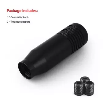 Ручка переключения передач JDM 8,5 см, ручная коробка передач, универсальная автомобильная алюминиевая удлиненная ручка переключения передач JDM, ручка переключения передач без логотипа