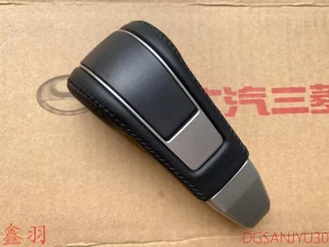 Ручка переключения передач Mitsubishi pajero V93V97V87, черная кожаная ручка 2410A031XC