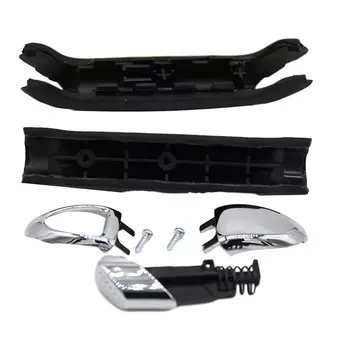 Ручка переключения передач мягкий на ощупь ручной тормоз Стоп ручка комплект подходит для FORD GALAXY S-MAX 2006-2015