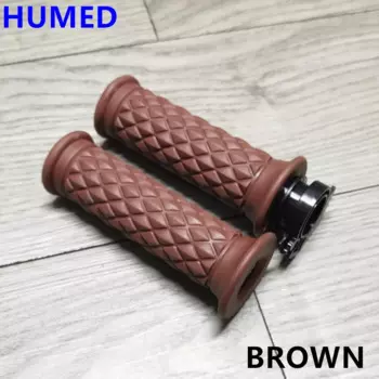 Ручка руля мотоцикла, ручка дроссельной заслонки мотоцикла, универсальная 22 мм, ретро, 7/8 дюйма, ручки для мотоцикла