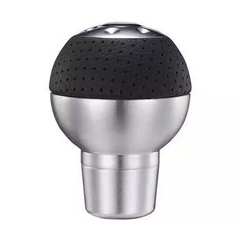 Ручка рычага переключения передач автомобильная, алюминиевая короткая ручка переключения передач в форме шара, ручка коробки передач