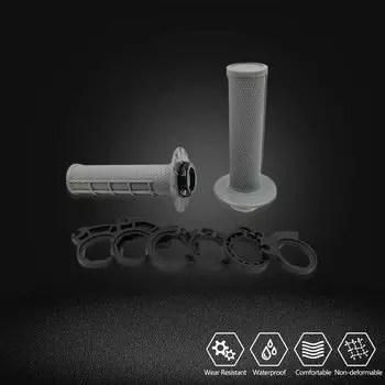 Ручки 7/8 дюйма, 22 мм, с защелкивающейся рукояткой, аксессуары для мотоциклов для мотокросса, руль, резиновый гель, тормозная ручка, 6 цветов