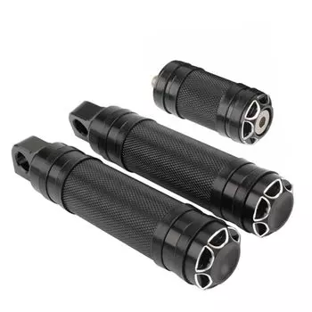 Ручки для Harley Sportster 883 1200 XL XR VRSC Softail Touring Dyna, черные, 25 мм, 1 дюйм