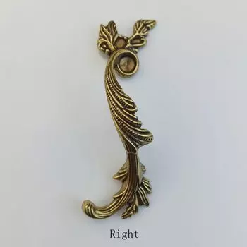 Ручки для мебели GUJINDA, античное серебро, 96 мм