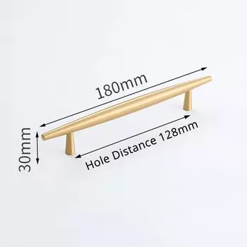 Ручки для мебели KAK из меди золотого цвета