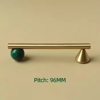 Ручки для мебели Smernit латунные с хрусталем