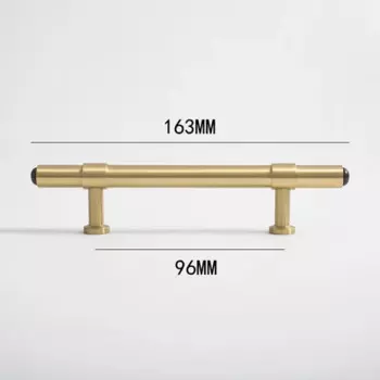 Ручки для мебели TINYHOB черные агат + латунь