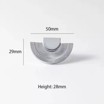 Ручки для мебели TINYHOB хромированные винтажные веерообразные латунные